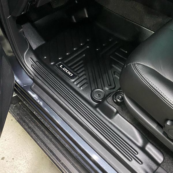 Alfombras 5D para L200 2017 al 2025 3 Piezas