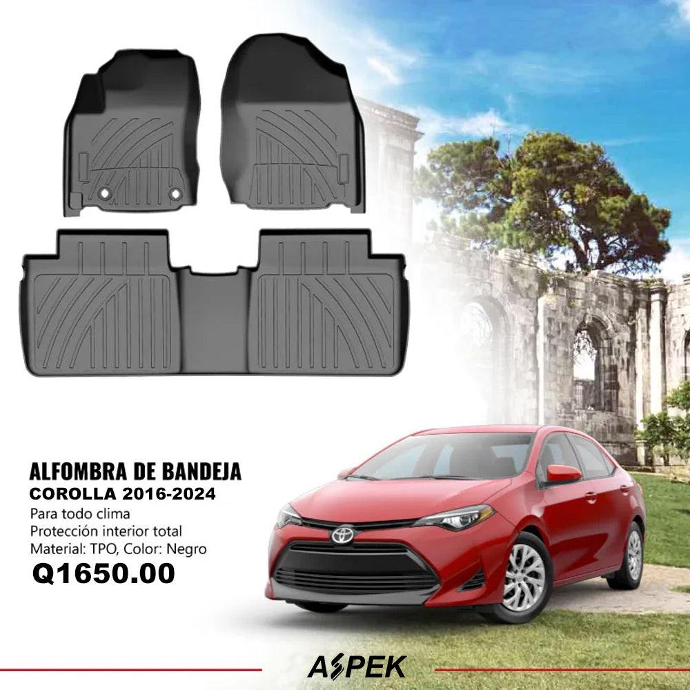 Alfombras 3D para Vehiculo 4 Piezas