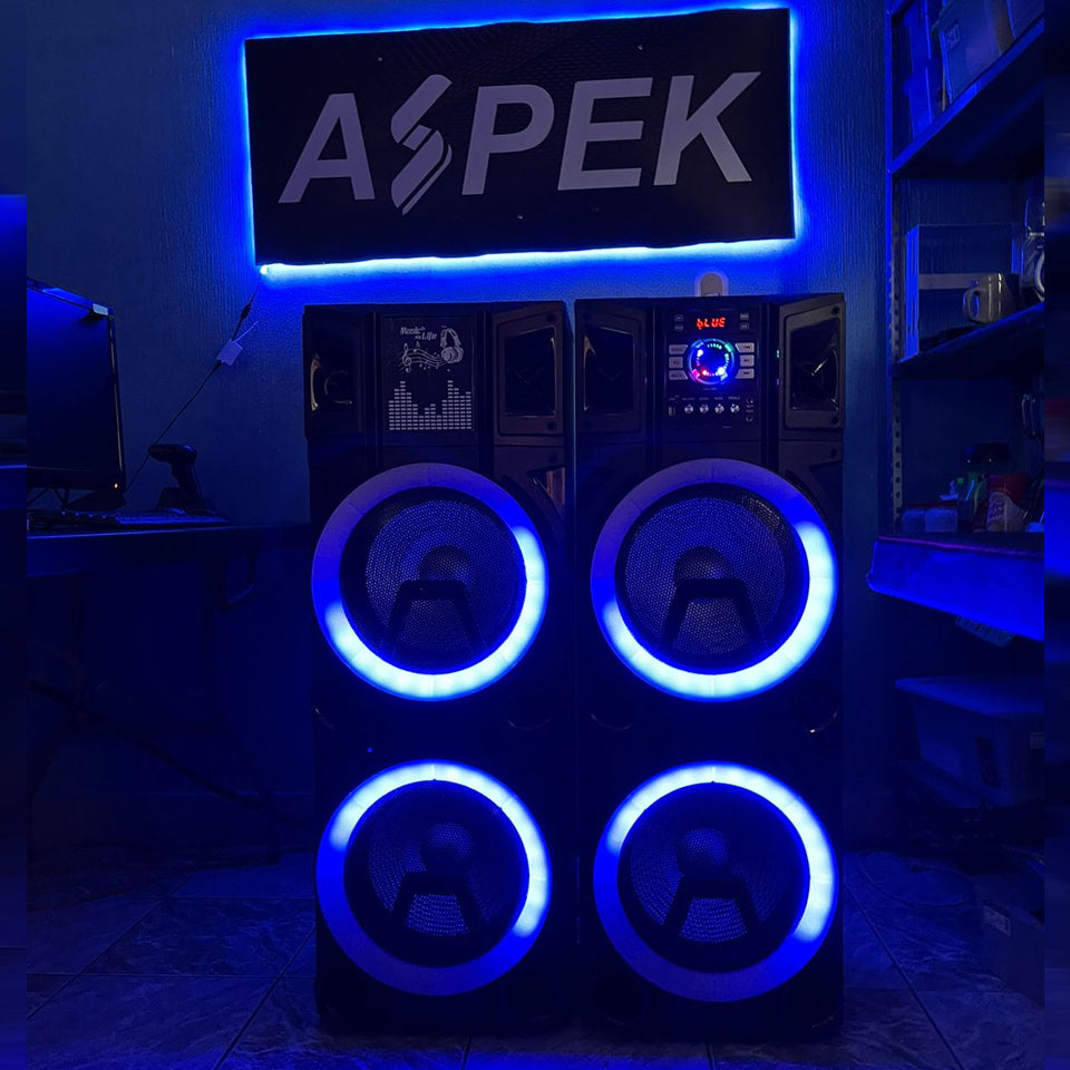 2 TORRES AMPLIFICADAS DE 5,000 WATTS