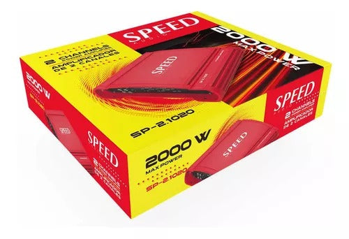 AMPLIFICADOR SPEED 2000W 2 CANALES