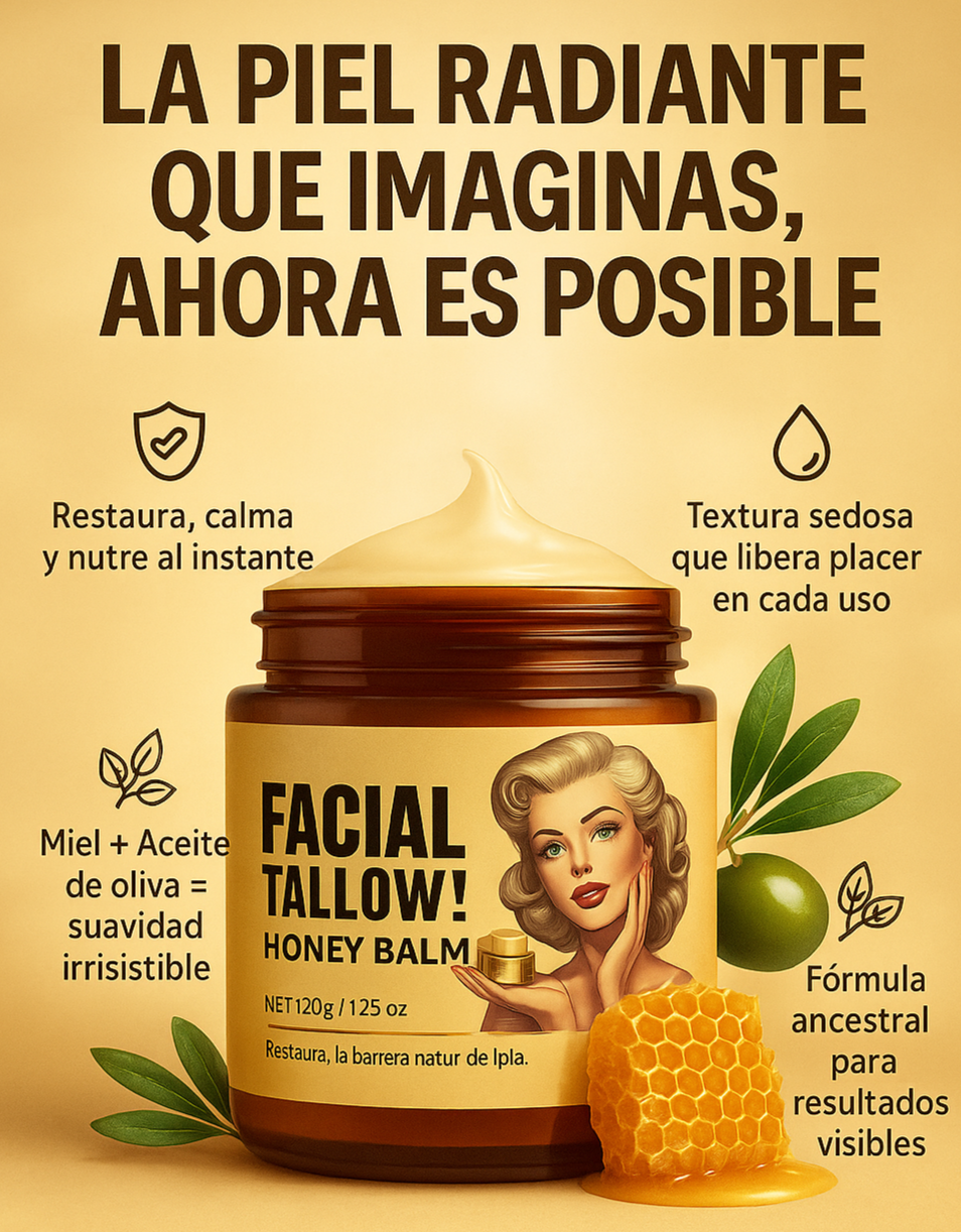 Crema Facial Regeneradora de Sebo de Res