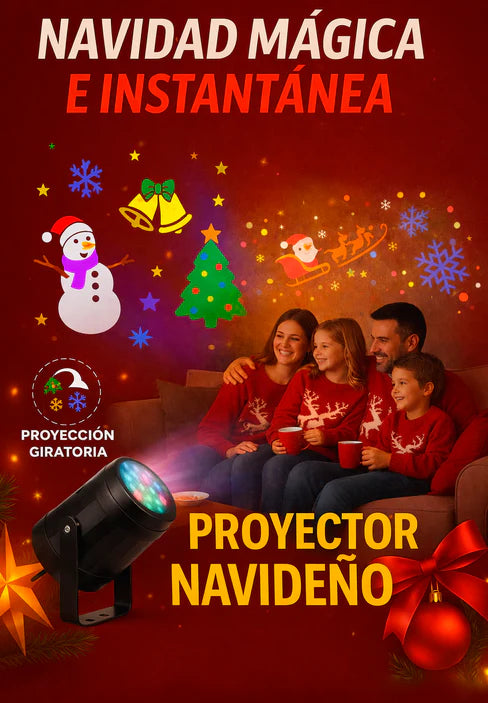 PROYECTOR NAVIDEÑO MAGICO