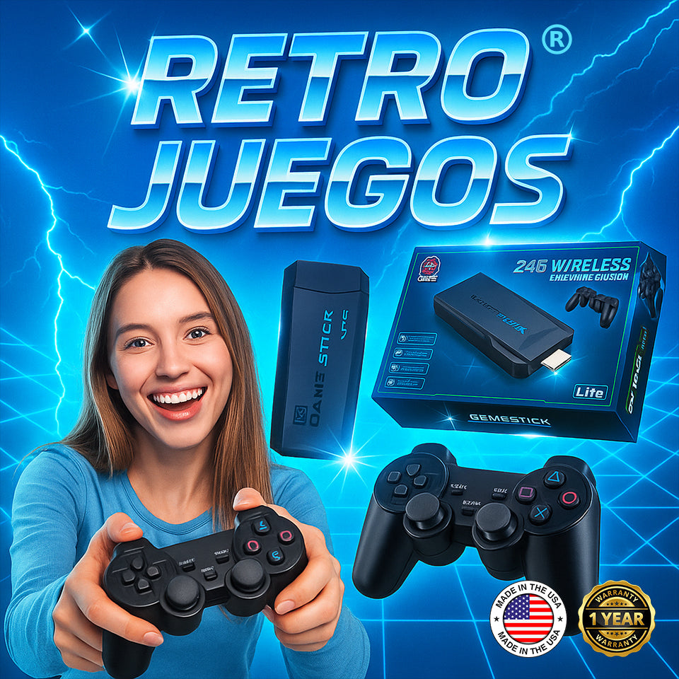 ..CONSOLA GAME STICK MINI RETRO 4K 10000+.
