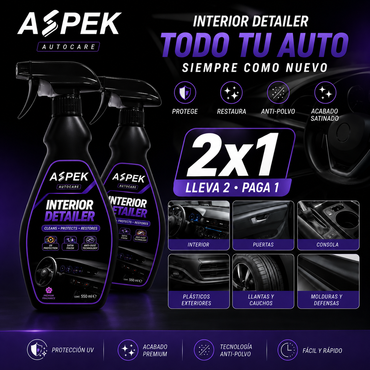 Spray Interior Detailer auto care
