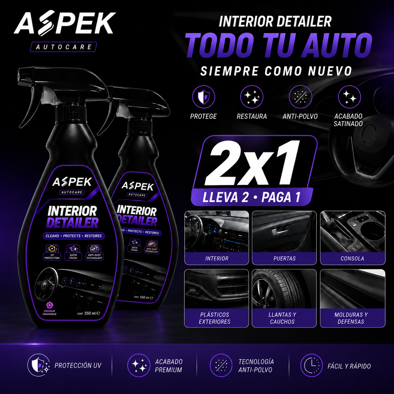 Spray Interior Detailer auto care