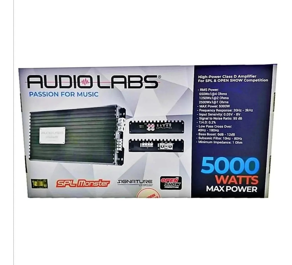 AMPLIFICADOR AUDIOLABS 5000 WATTS MONOBLOCK