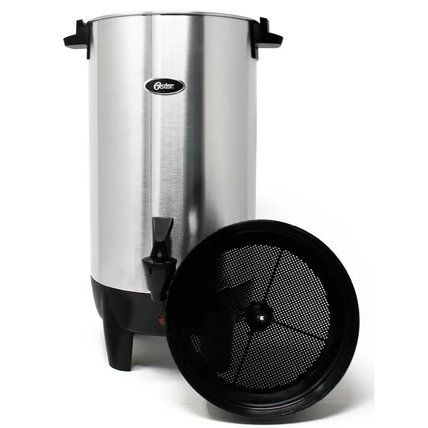 Oster, Cafetera/Percoladora De 35 Tazas, Acero Inoxidable