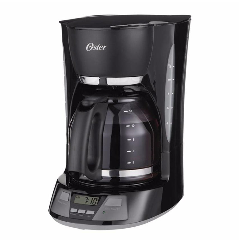 CAFETERA PROGRAMABLE OSTER NEGRA 12 TAZAS 2118210.0 - Olímpica