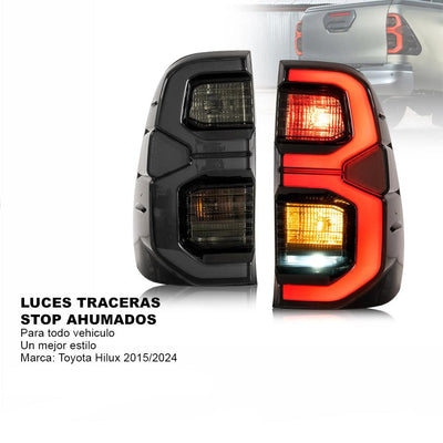 LUCES TRACERAS STOP AHUMADOS Y ROJOS: