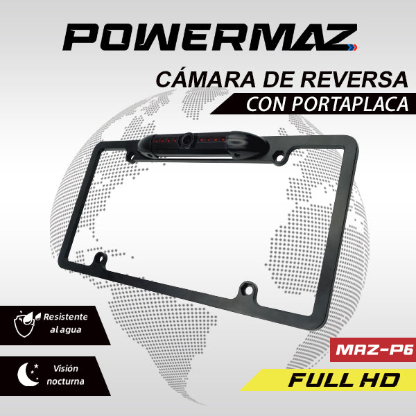 .­CAMARA PORTAPLACA POWERMAZ