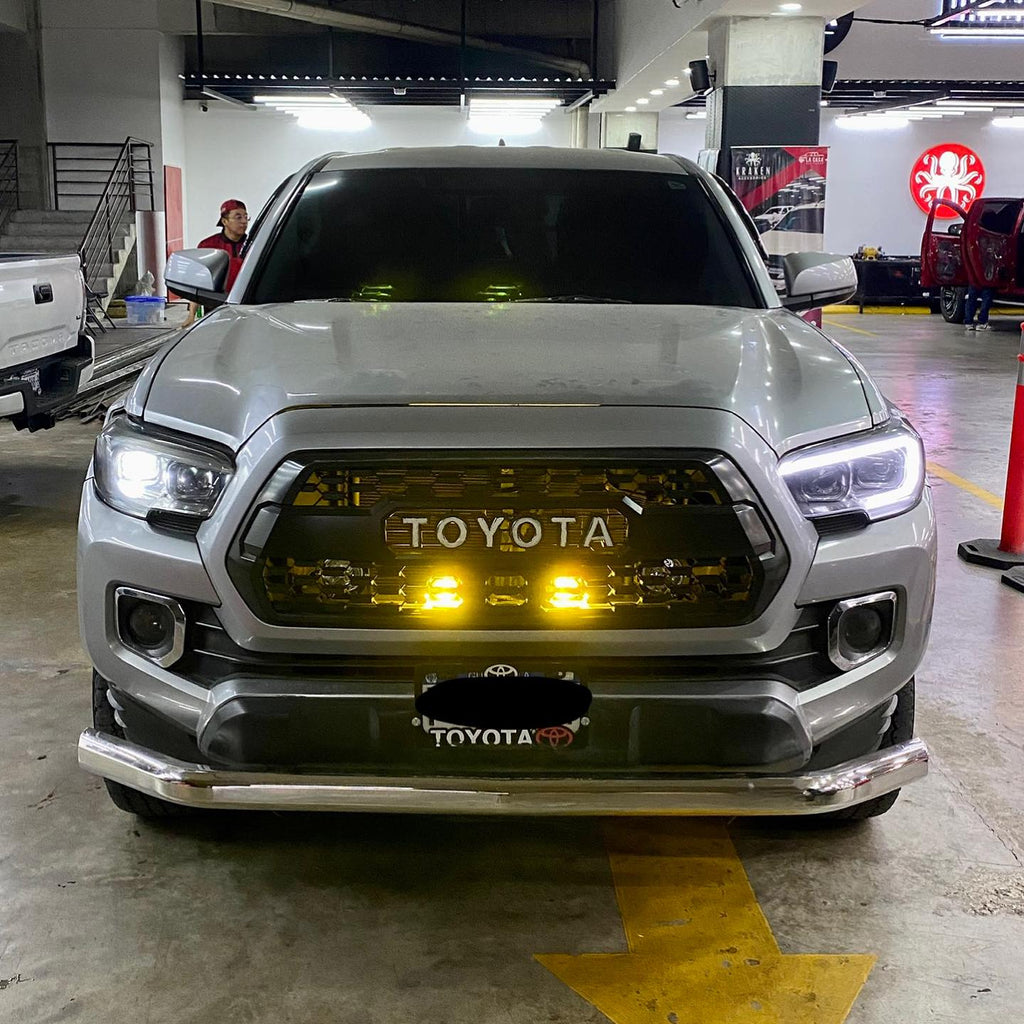 Defensa slim tubo hexagonal cromada
