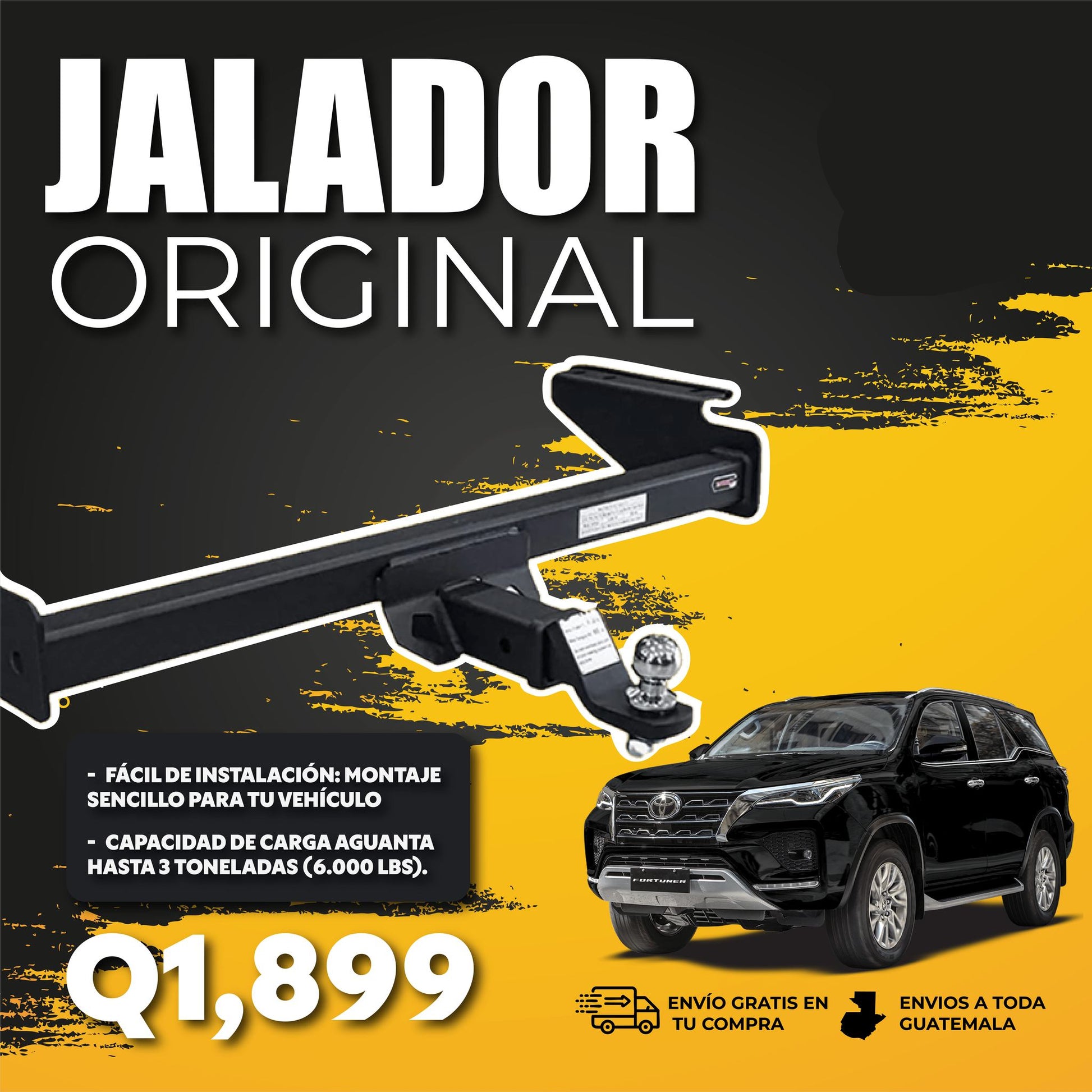 JALADOR PARA TU PICKUP