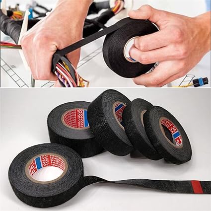 Cinta de tela de arnés de cable automotriz 25M