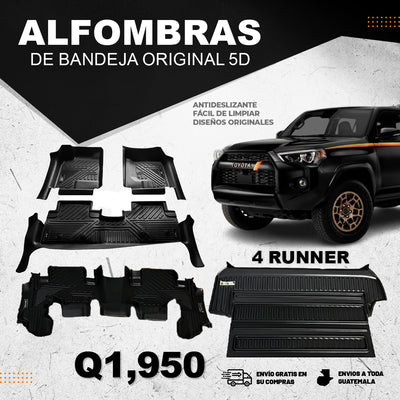 Alfombras 5D para Toyota 4Runner 5 Piezas