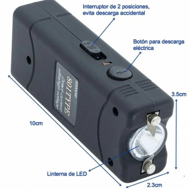 Linterna Electroshock para Defensa Personal