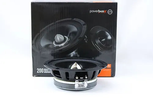 Componente de medios Punta de bala 6.5" POWER BASS C/Tweeter 200W 4XL-65C