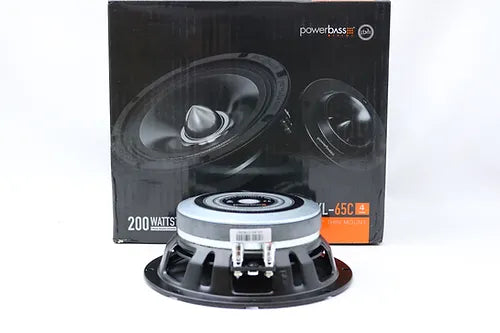 Componente de medios Punta de bala 6.5" POWER BASS C/Tweeter 200W 4XL-65C