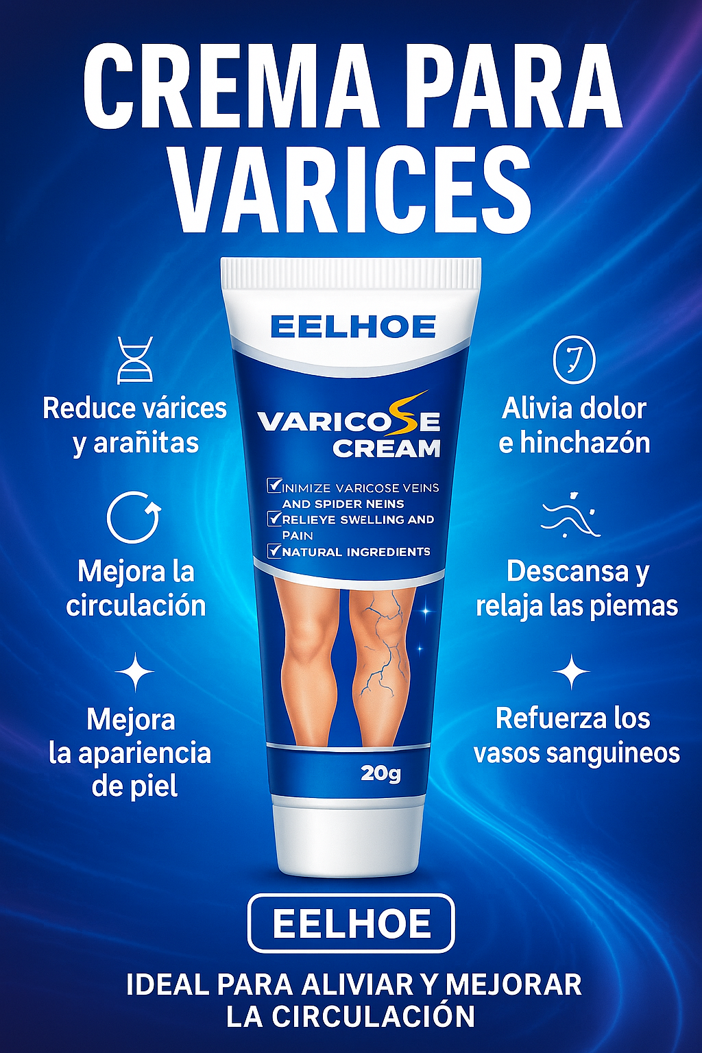 Crema para varices