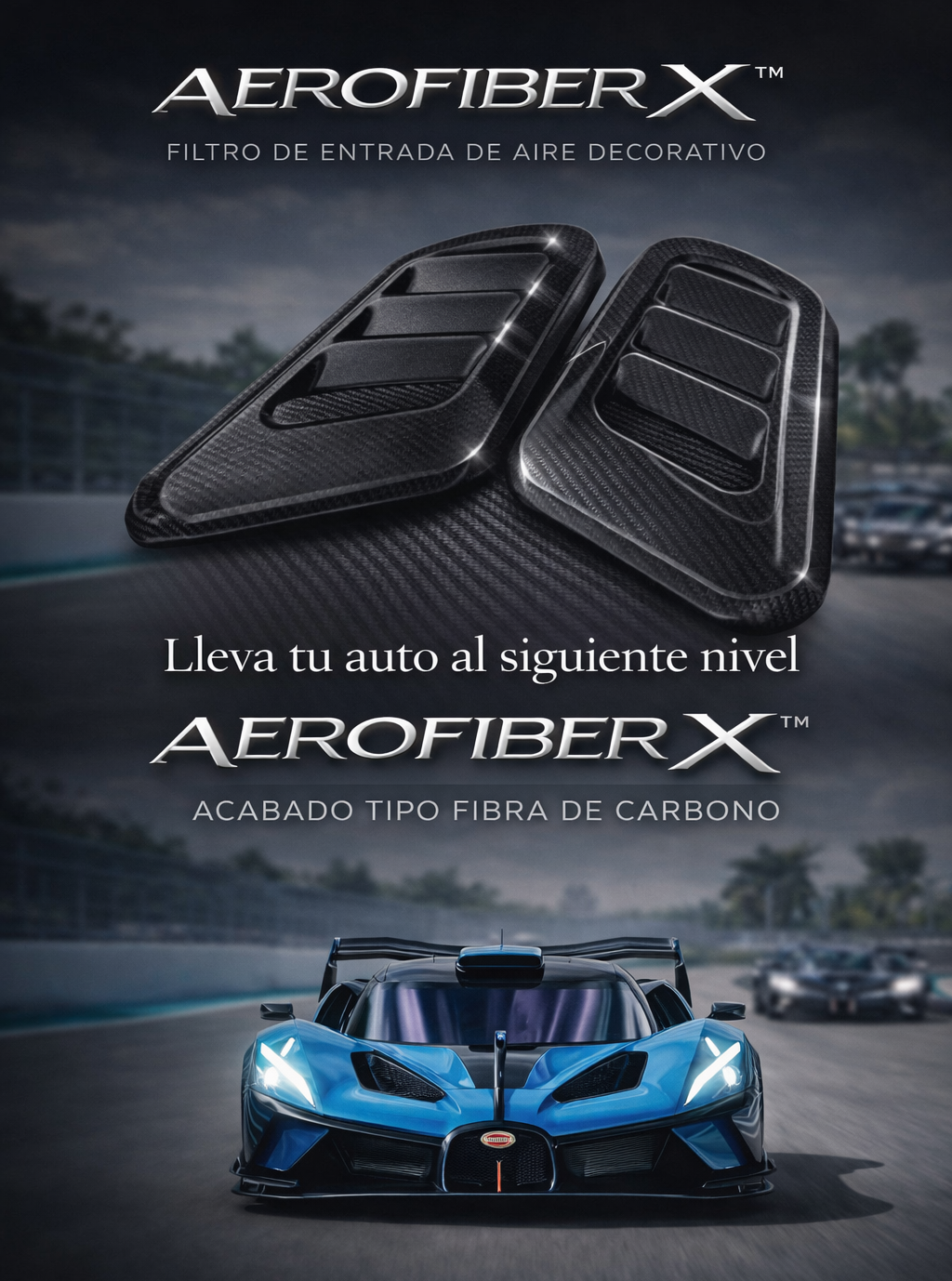 Filtro de Entrada de aire Decorativo Fib