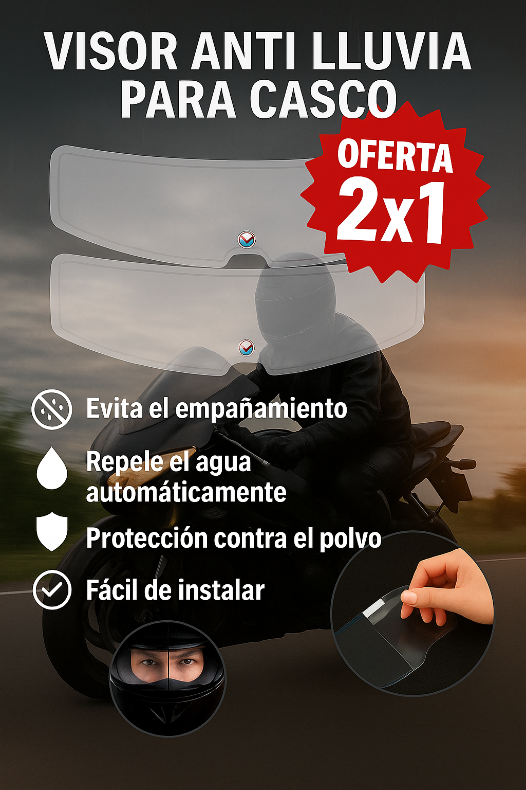 Visor de casco