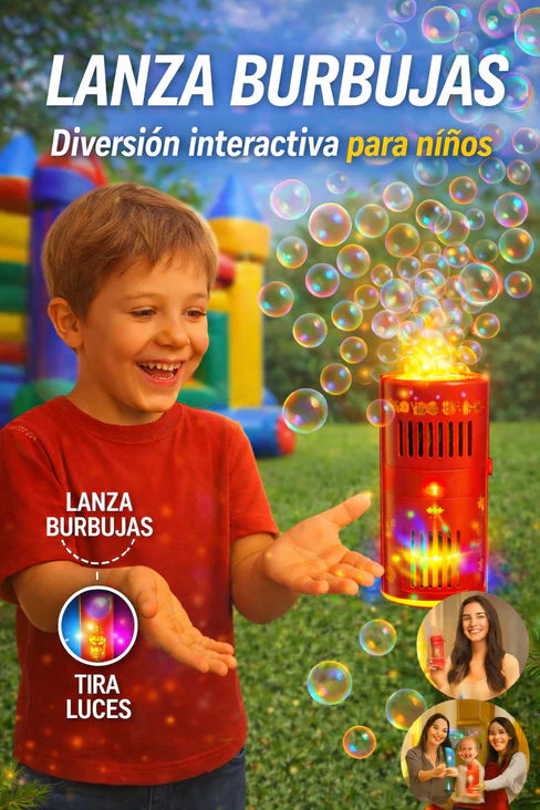 Lanza burbujas