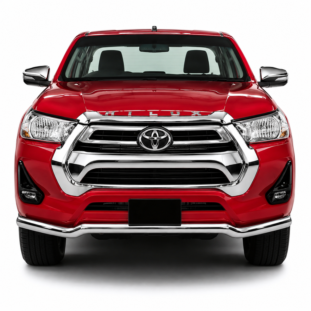 Kit de Molduras Cromadas para Persiana Toyota Hilux Revo 2019 - 2026 – 5 Piezas