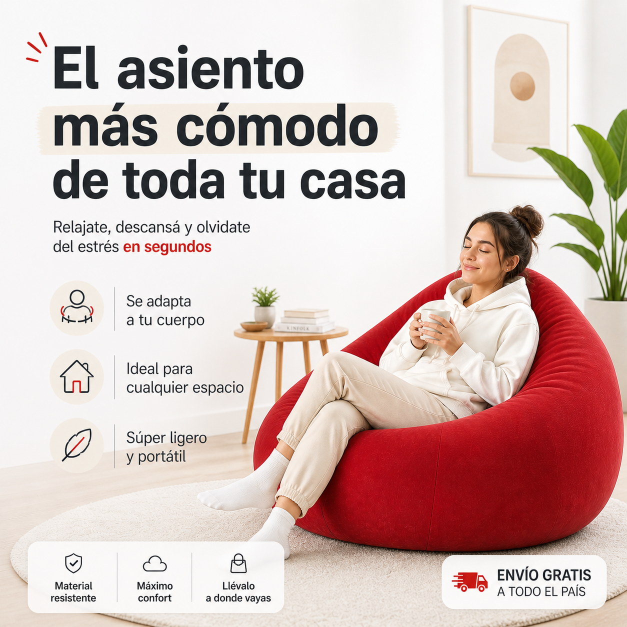 Sofá inflable KEGALER