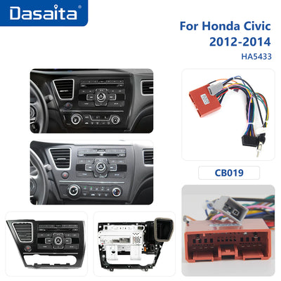 Dash Kit de 9 Pulgadas Honda CIVIC  (LHD American) 2013 al 2017