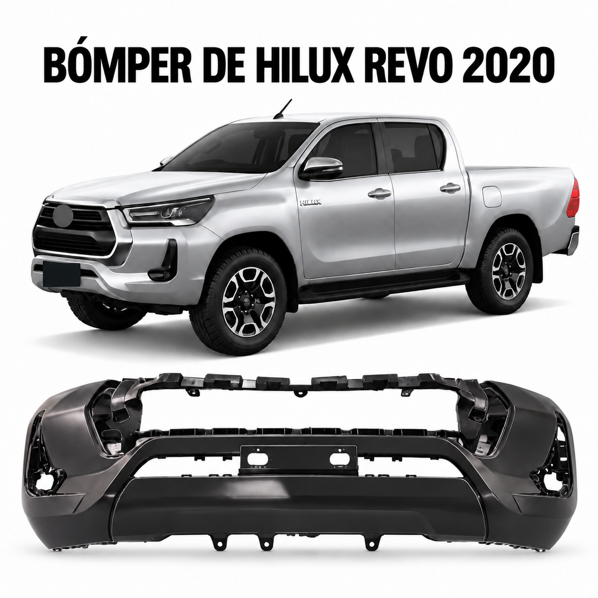 Bomper delantero de  Hilux 2.4 2021+