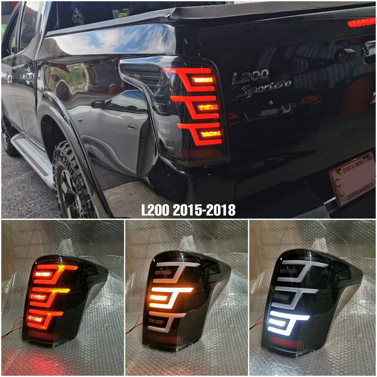 STOP LED AHUMADOS DE L200 DEL 2015 AL 2018