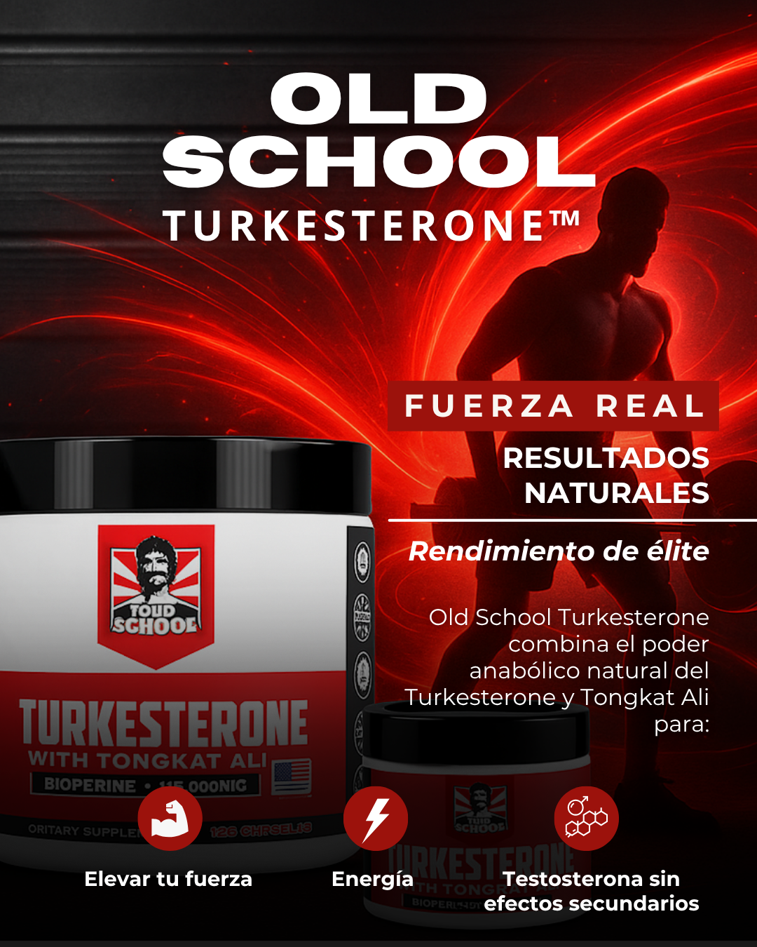 TURKESTERONA RECUPERA TU POTENCIA EN EL GYM Y EN LA CAMA