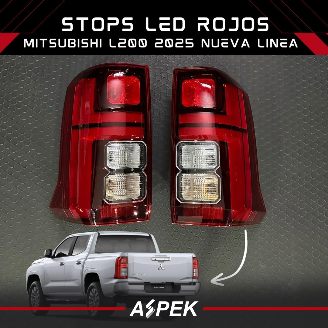 STOP LED ROJOS DE L200 DEL 2025 AL 2027