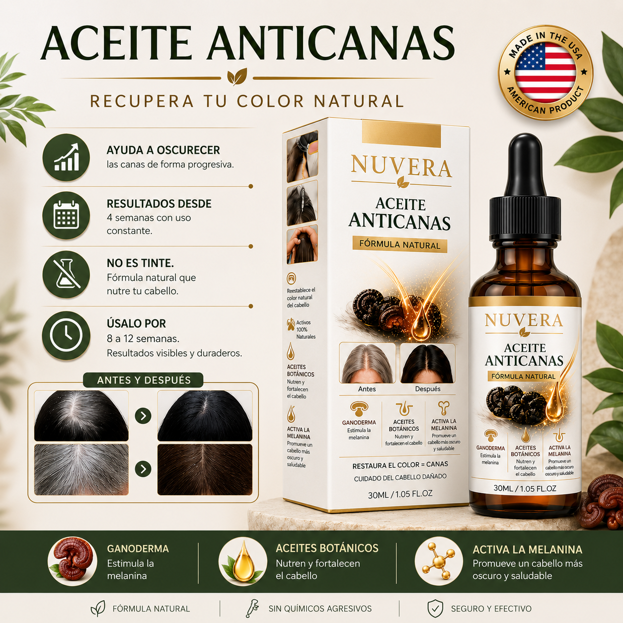Aceite anticanas Nuvera
