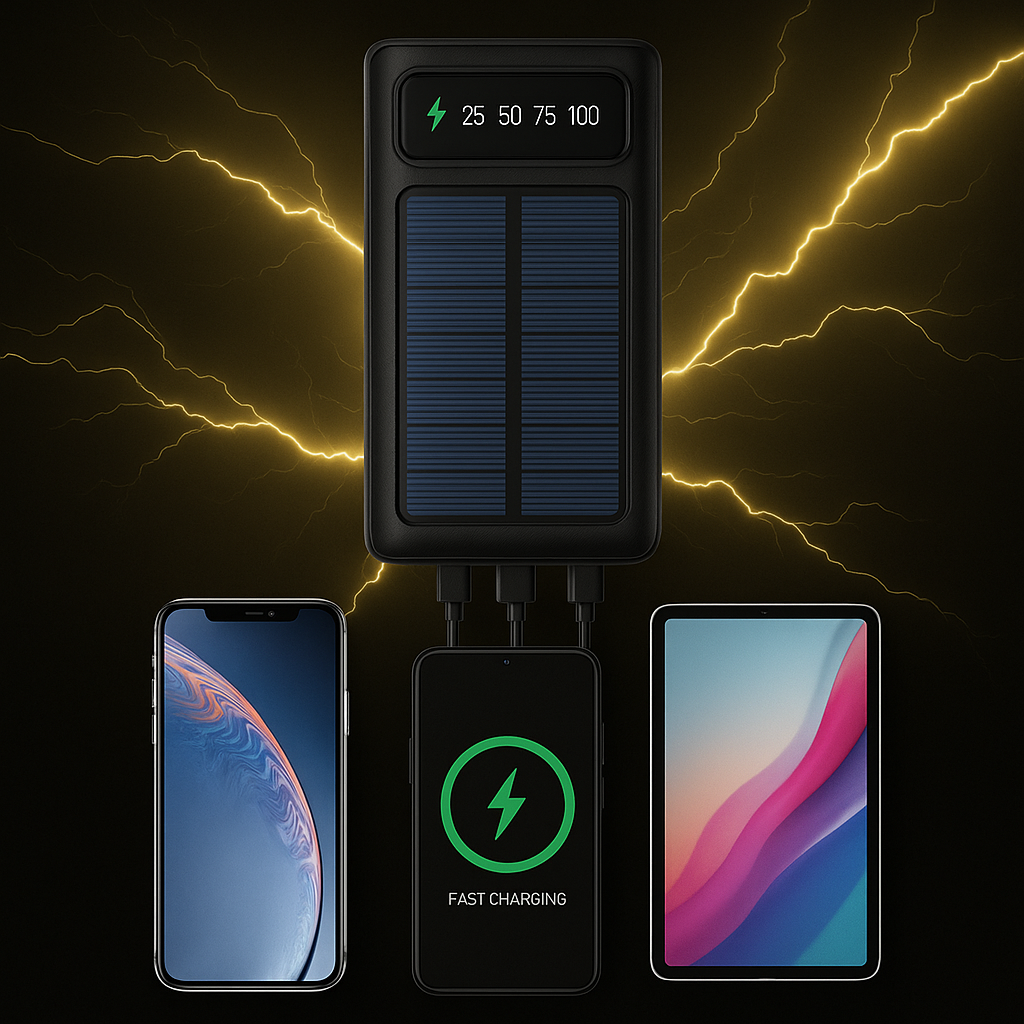 POWERBANK SOLAR  20,000 AMPERIOS