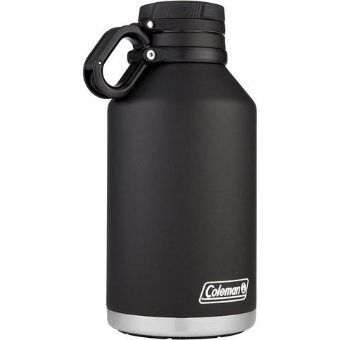 Termo De Acero Inoxidable, 64 Onzas De Capacidad, Color Negro, Coleman