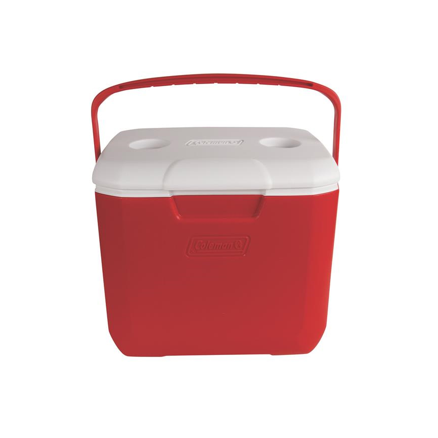 Hielera Portátil Para Excursión Con Capacidad Para 51 Latas, Color Rojo, 30 QT Coleman