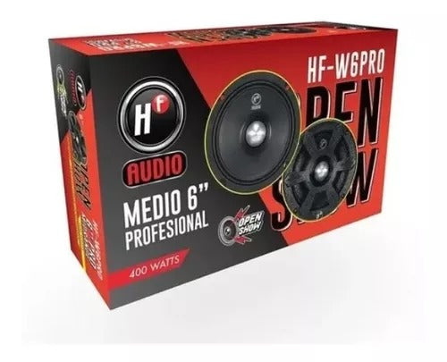 PAR DE MEDIOS SPIDER PRO AUDIO 400 WATTS HF-W6PRO
