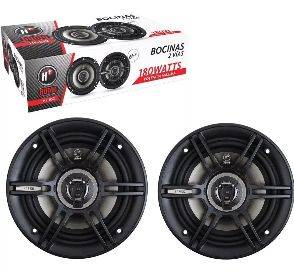 BOCINAS HF AUDIO 180 WATTS  6 PULGADAS
