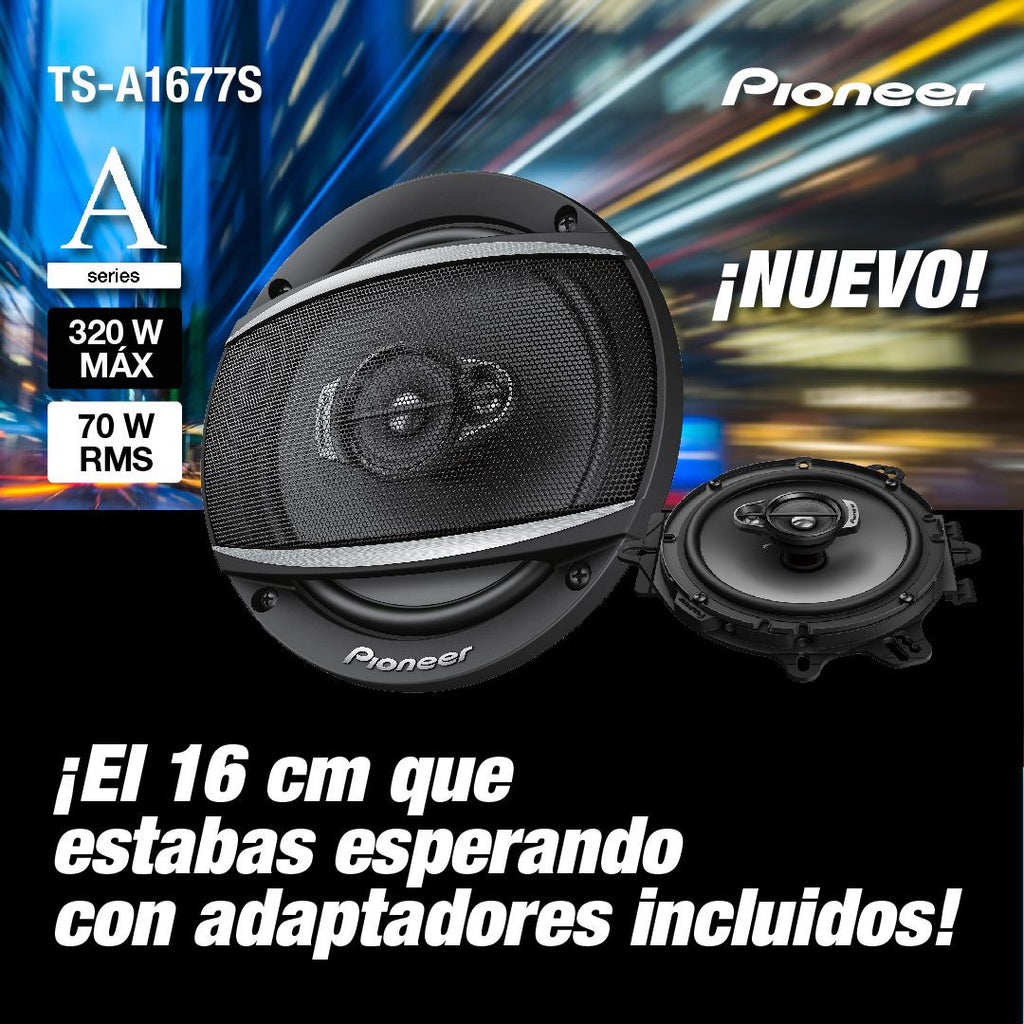 BOCINAS PIONEER SERIE A 320 WATTS 6 PULGADAS