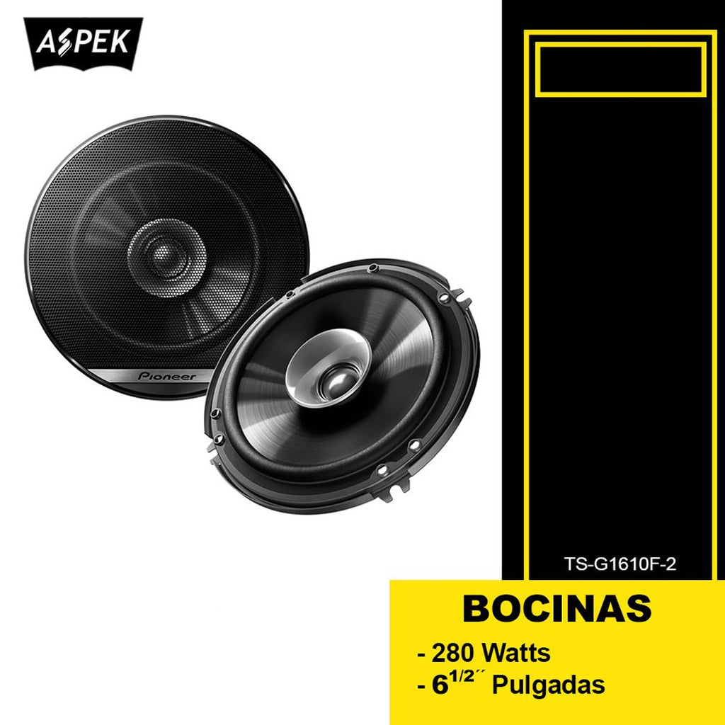 BOCINAS PIONEER 280 WATTS 6 PULGADAS